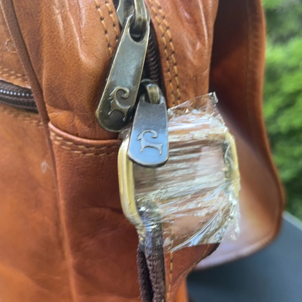 Urban leather satchel
